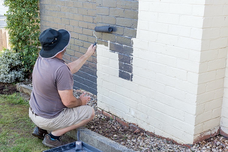 Painting Exterior Brickwork